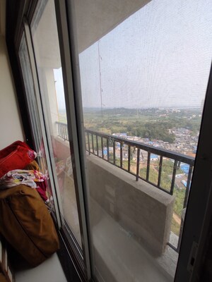 Balcony in 1 BHK Apartment at JVM Aroma, Kasarvadavali – for Rent