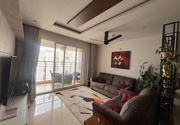 Living Room in 3 BHK Apartment at Prestige Falcon City, Konanakunte – for Sale