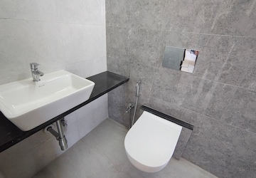 Bathroom in 2 BHK Apartment at Oxford Navrang Oasis, Goregaon West – for Rent