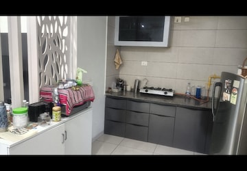 Kitchen in 3 BHK Apartment at Sun Skyview, Shela – for Rent