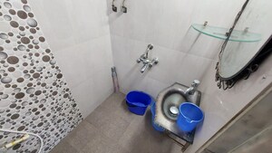Bathroom in 1 BHK Apartment at Neelkanth CHS Malad West, Malad West – for Rent