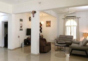 Living Room in 4 BHK Villa at Rajvilas Hawa Mahal Chs, Manpada – for Rent
