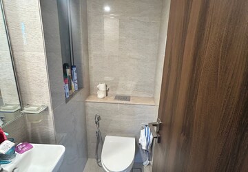 Bathroom in 1 BHK Apartment at Hiranandani Regent Hill, Powai – for Rent