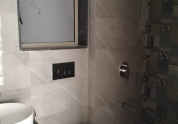 Bathroom in 1 BHK Apartment at BP DPS Park View, Goregaon West – for Rent