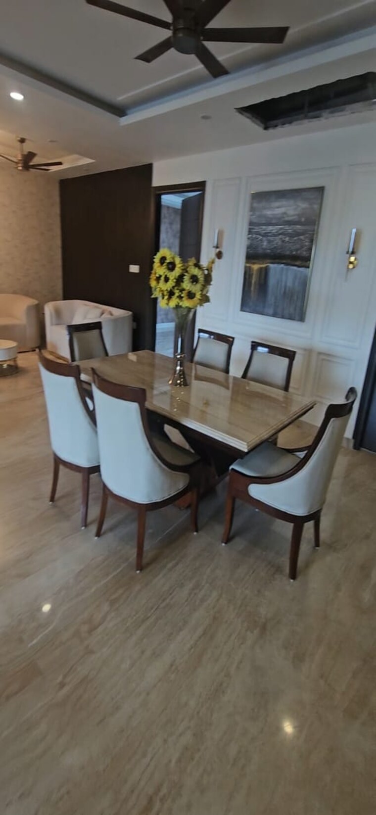 Master Bedroom, sushant-lok-2 4 Bedroom 3050 Sq.Ft. Builder Floor In Sector 57 Gurgaon 9336917