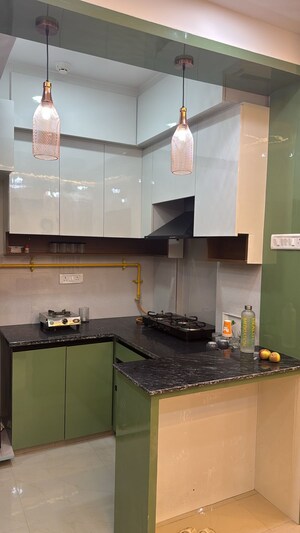 Kitchen in 3 BHK Apartment at Rajhans Premier Apartment, Indrapuram – for Sale