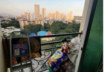 Balcony in 2 BHK Apartment at Vijay Galaxy, Waghbil – for Rent