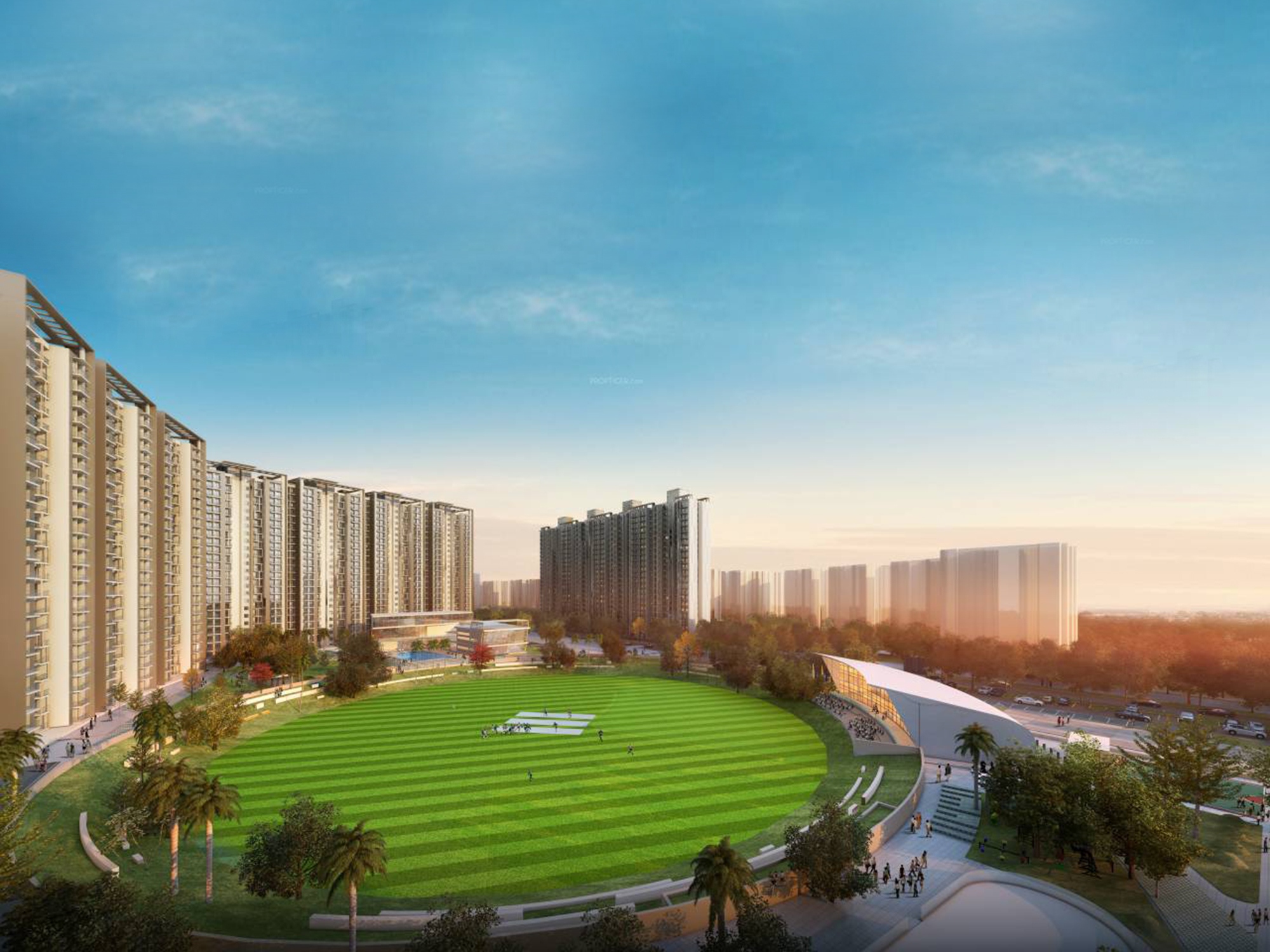 2 BHK 1137 Sq.Ft. Apartment in Eldeco Live By The Greens