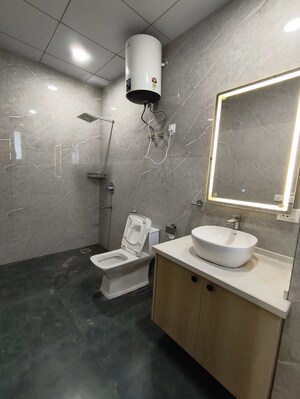 Bathroom in 2 BHK Apartment at Freedom Fighters Enclave – for Rent