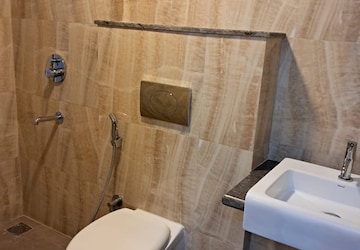 Bathroom in 1 BHK Apartment at Lodha Amara, Kolshet Road – for Rent