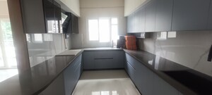 Kitchen in 4 BHK Apartment at L&T Raintree Boulevard, Hebbal – for Rent