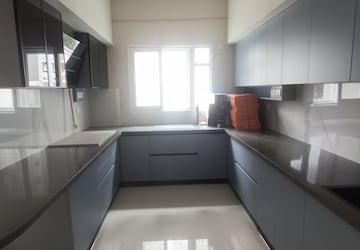 Kitchen in 4 BHK Apartment at L&T Raintree Boulevard, Hebbal – for Rent