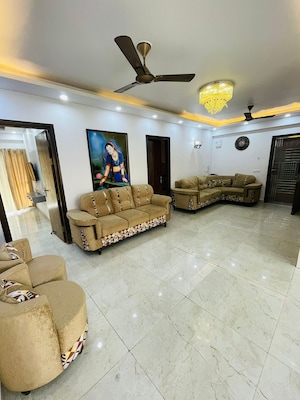 Living Room in 3 BHK Apartment at VVIP Mangal, Raj Nagar Extension – for Rent