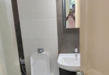 Bathroom in 1 BHK Apartment at Vijay Garden, Ghodbunder Road – for Rent