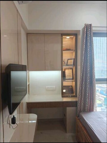 Bathroom in 2 BHK Apartment at Piramal Vaikunth, Balkum Pada – for Rent