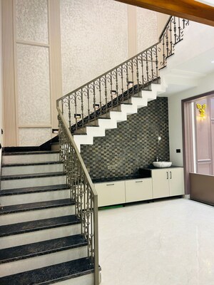 Staircase in 5 BHK Independent House at Sunny Enclave – for Sale
