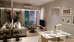 Living Room in 2 BHK Apartment at GE The Universe, Mumbra – for Sale