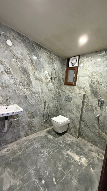 Bathroom in 2 BHK Builder Floor at Saket – for Rent