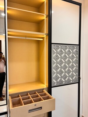 Staircase in 3 BHK Apartment at Motiaz Royal Citi, Ambala Highway – for Rent