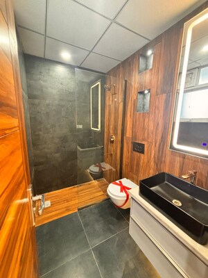 Bathroom in 3 BHK Apartment at Motiaz Royal Citi, Ambala Highway – for Rent