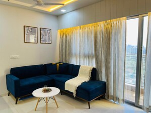 Living Room in 1 BHK Apartment at Amanora Adreno Towers, Hadapsar – for Rent