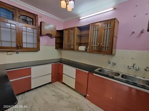 Kitchen in 3 BHK Apartment at Shivalik Puram – for Rent