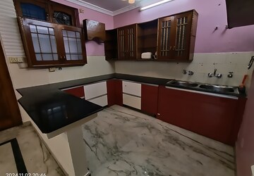 Kitchen in 3 BHK Apartment at Shivalik Puram – for Rent