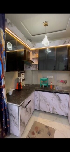 Kitchen in 3 BHK Builder Floor at Uttam Nagar – for Rent