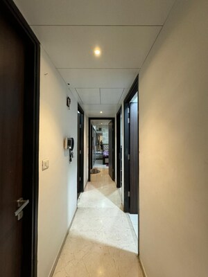 Building Lobby in 1 BHK Apartment at Sanghvi Hills, Ghodbunder Road – for Rent