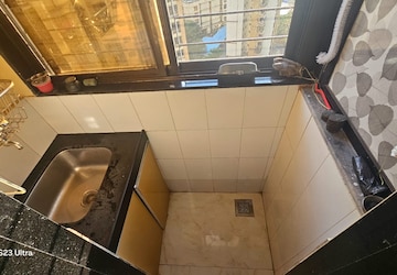 Kitchen in 1 BHK Apartment at Sanghvi Hills, Ghodbunder Road – for Rent