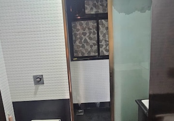 Bathroom in 1 BHK Apartment at Sanghvi Hills, Ghodbunder Road – for Rent