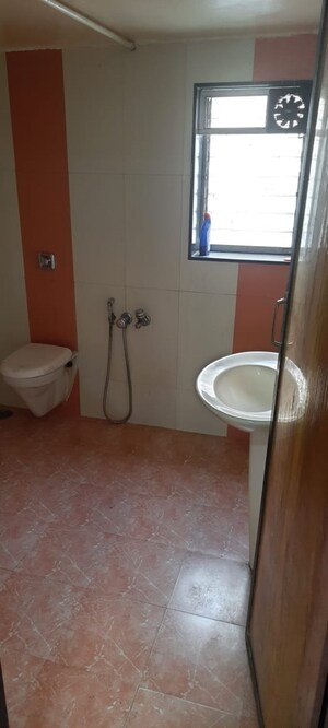 Bathroom in 2 BHK Apartment at Gulmarg Society, Chembur – for Rent