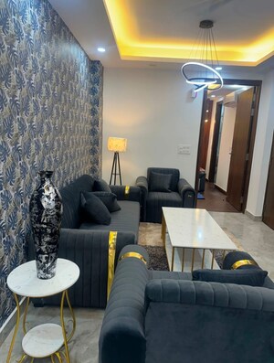 Living Room in 2 BHK Apartment at Freedom Fighters Enclave – for Rent