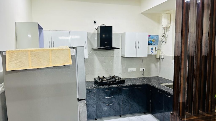 Kitchen, vip road 3 Bedroom 1690 Sq.Ft. Apartment In Vip Road Zirakpur 9337812