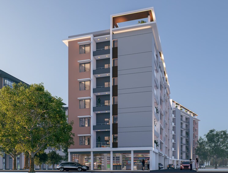 Exterior View, sector 72 2 Bedroom 1100 Sq.Ft. Builder Floor In Sector 72 Noida 9337828