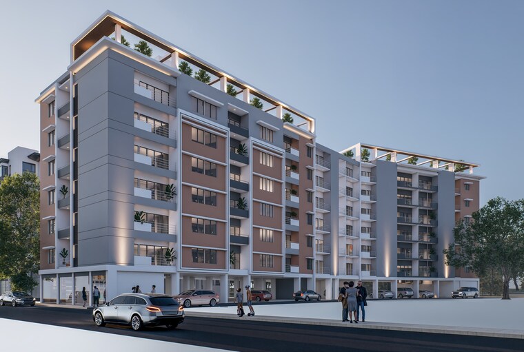 Exterior View, sector 72 2 Bedroom 1100 Sq.Ft. Builder Floor In Sector 72 Noida 9337828