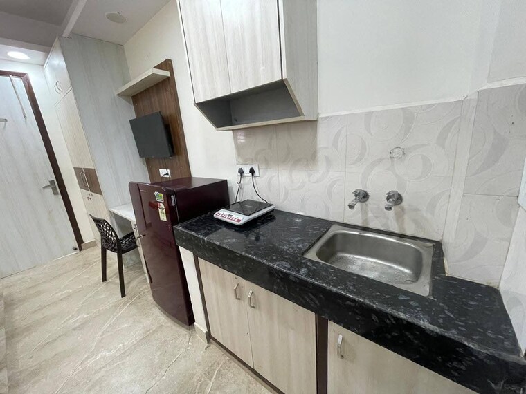 Kitchen, neb sarai 1 RK 300 Sq.Ft. Apartment In Neb Sarai Delhi 9337851