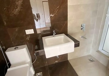 Bathroom in 1 BHK Apartment at Indiabulls One Indiabulls, Pokhran Road No Two – for Rent
