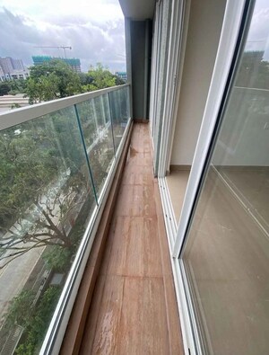 Balcony in 1 BHK Apartment at Indiabulls One Indiabulls, Pokhran Road No Two – for Rent