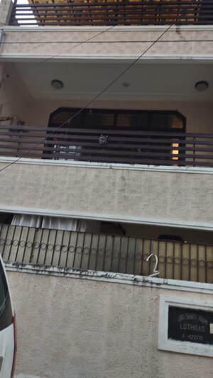 Balcony in 3 BHK Builder Floor at Sushant Lok I – for Sale