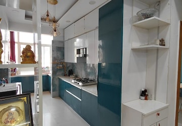 Kitchen in 3 BHK Apartment at Shipra Srishti, Ahinsa Khand 1 – for Sale
