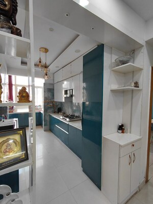 Kitchen in 3 BHK Apartment at Amrapali Royal, Vaibhav Khand – for Sale