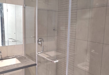 Bathroom in 4 BHK Apartment at Trendset Jayabheri Elevate, Madhapur – for Rent