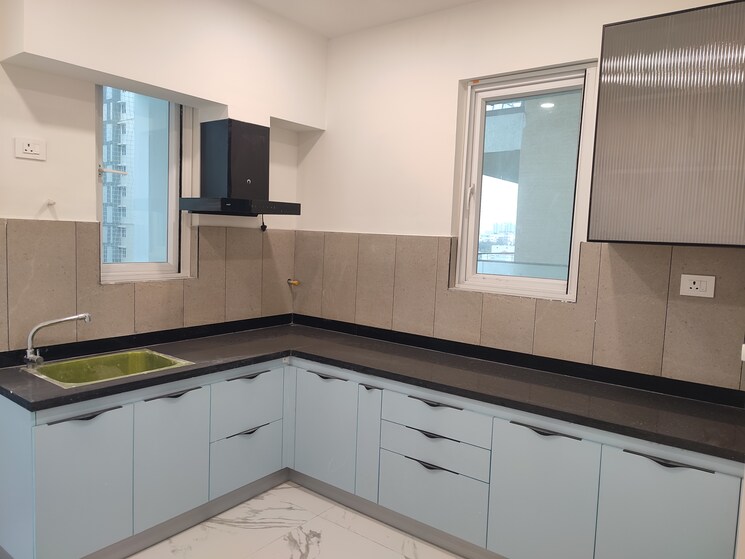 Kitchen, trendset-jayabheri-elevate 4 Bedroom 4015 Sq.Ft. Apartment In Madhapur Hyderabad 9338524