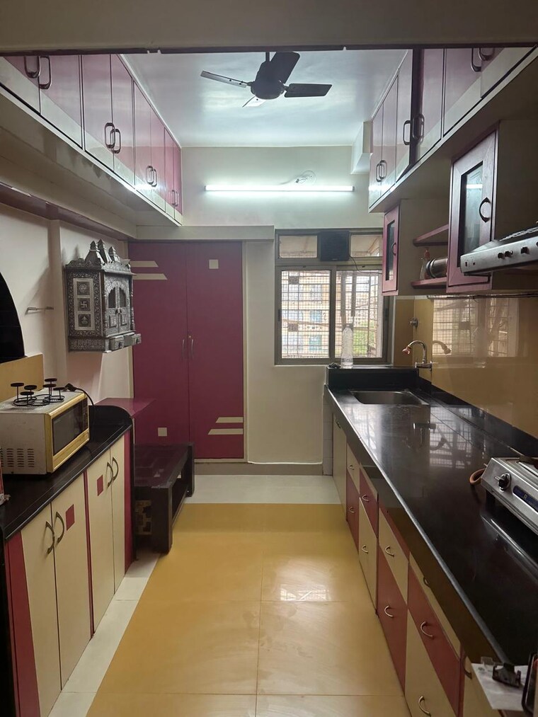 Kitchen, cosmos-tower 2 Bedroom 650 Sq.Ft. Apartment In Panchsheel Nagar Thane 9338667