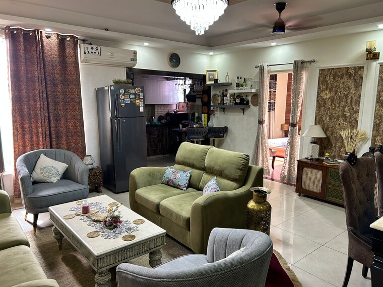 Living Room, landcraft-river-heights 2 Bedroom 1135 Sq.Ft. Apartment In Raj Nagar Extension Ghaziabad 9292552