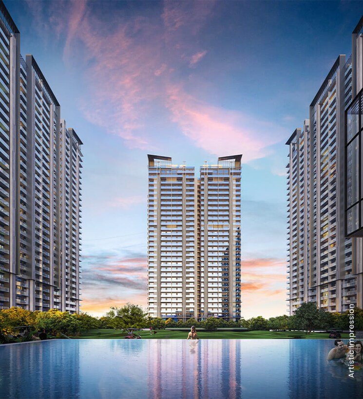Exterior View, m3m-golf-hills 3.5 Bedroom 2090 Sq.Ft. Apartment In Sector 79 Gurgaon 9338932