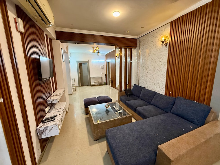 Living Room, kw-srishti 3.5 Bedroom 2150 Sq.Ft. Apartment In Raj Nagar Extension Ghaziabad 9338936