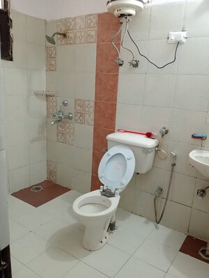 Bathroom in 2 BHK Apartment at Mittals Rishi Apartments Chandigarh, Ambala Highway – for Rent