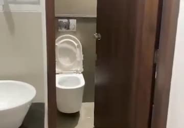 Bathroom in 2 BHK Apartment at SSD Sai Vista, Rahatani – for Rent